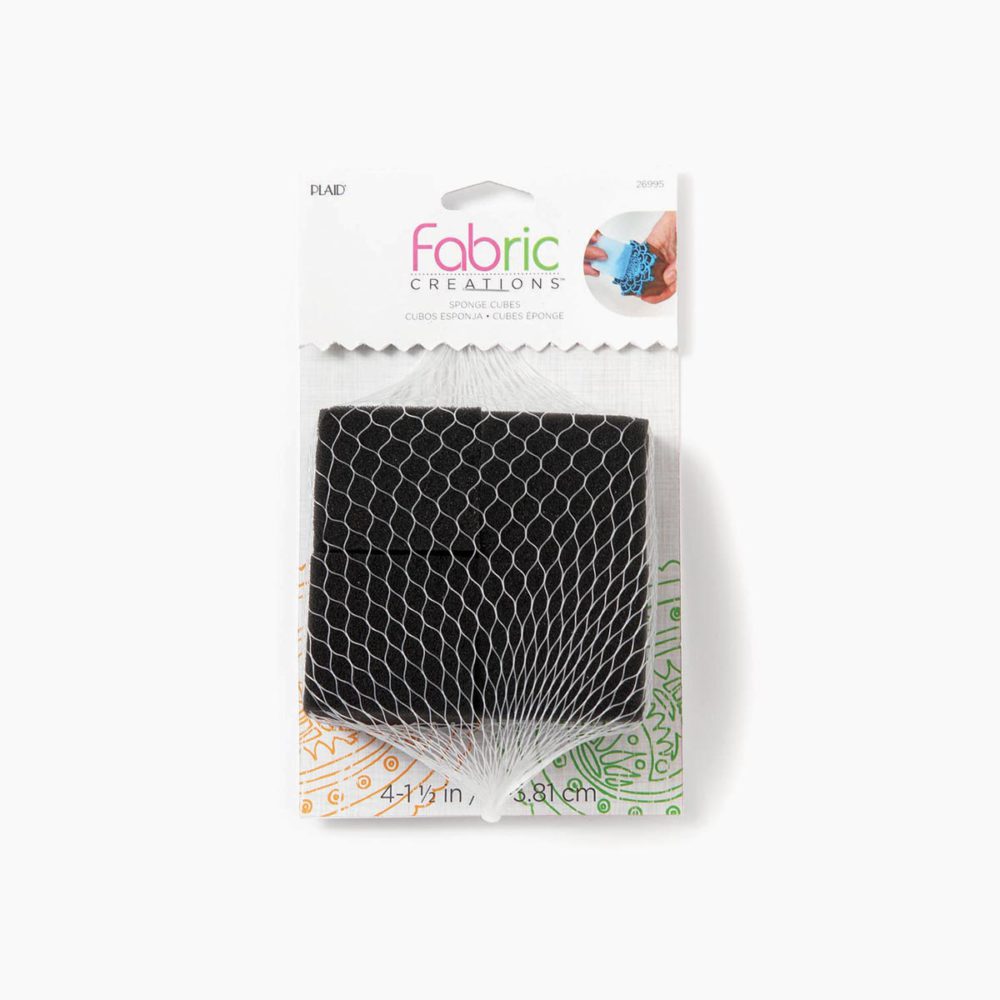 Fabric Creation Block Printing Sponge Cube