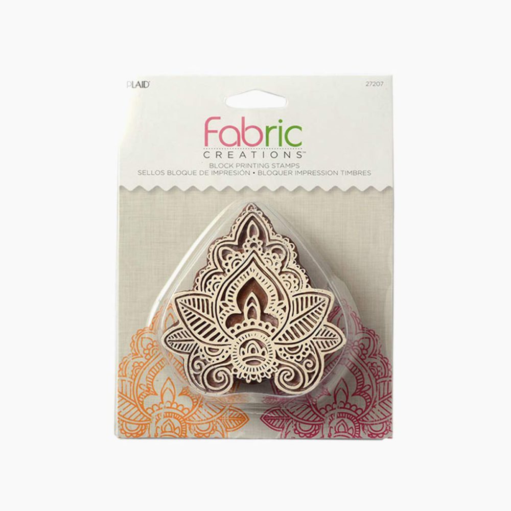 Fabric Creation Print Block Md Indian Leaf