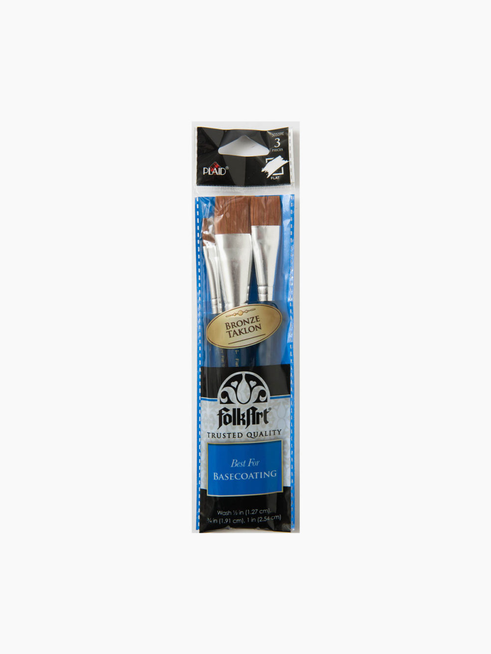Flokart Brushes – 3Pcs Bronze Taklon