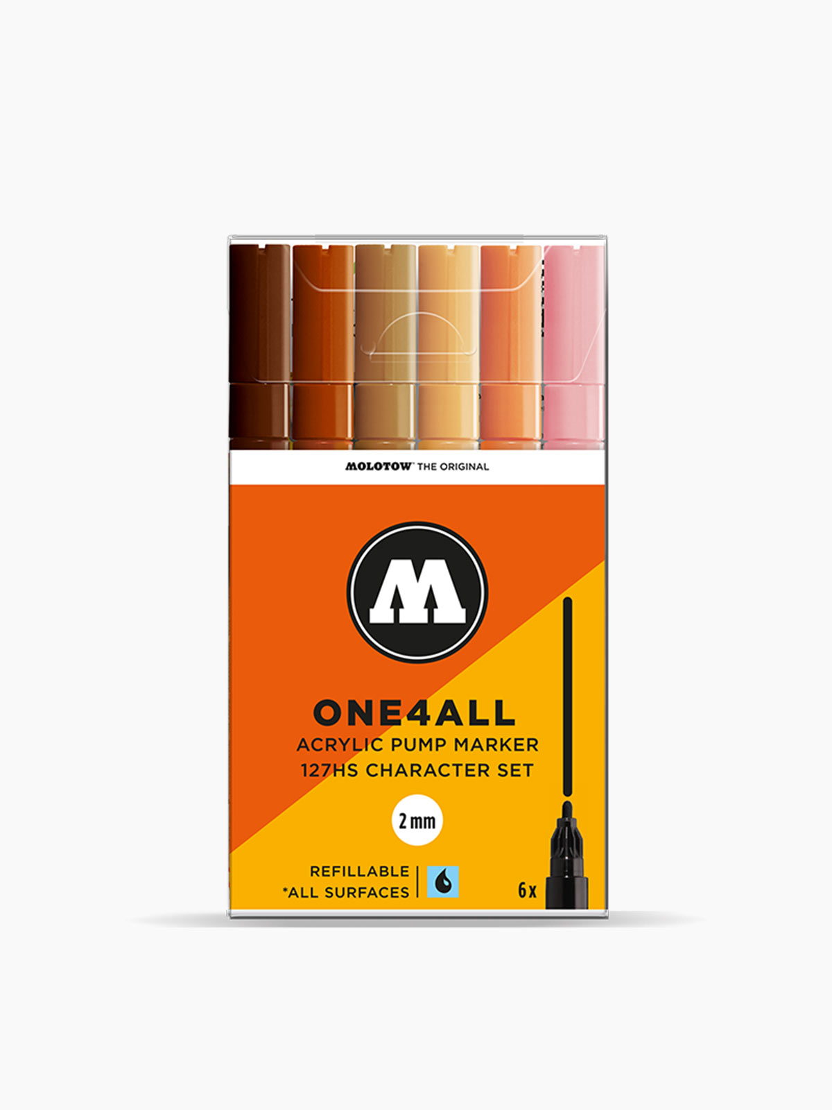 MOLOTOW 127HS Character-Set 2mm, Pkt of Graphic