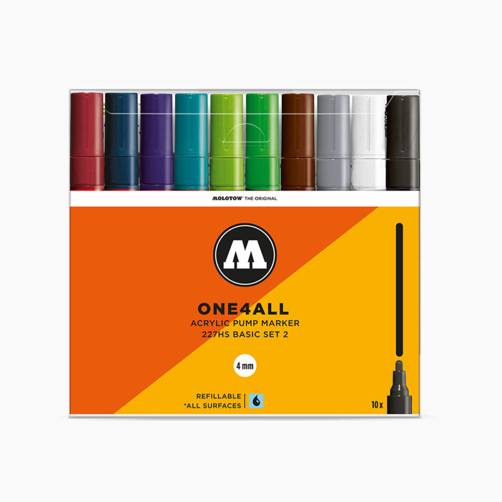 MOLOTOW™-227HS-Basic-Set-2---4mm,-Pkt-of-10