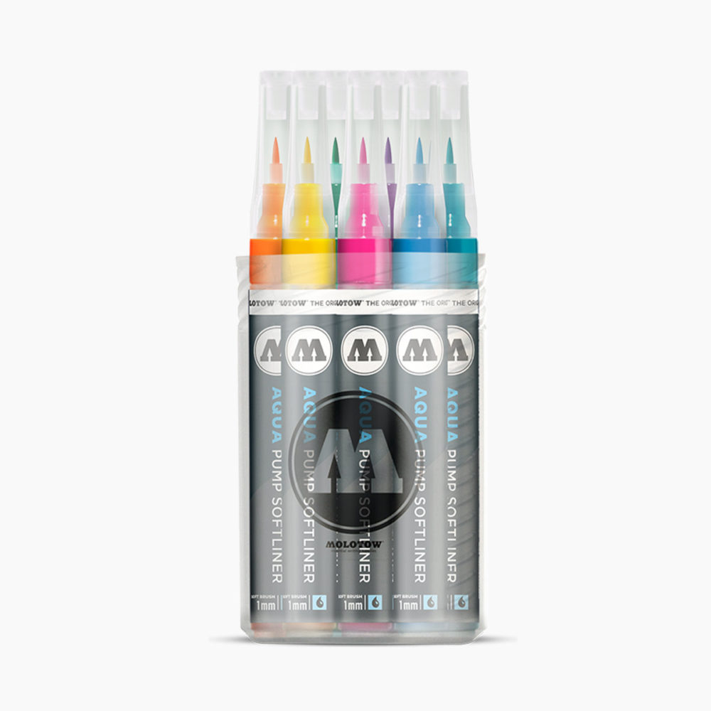 MOLOTOW GRAFX Aqua Ink Softliner Main Kit 1