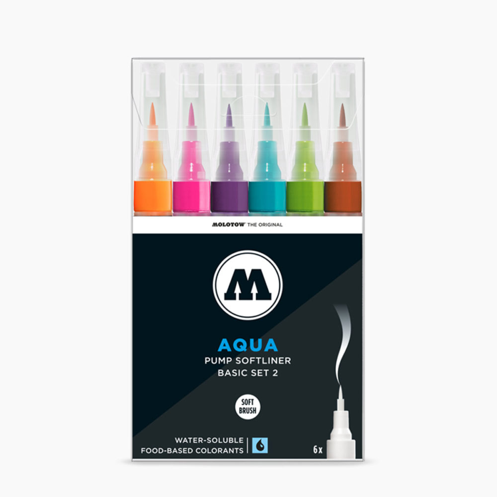 MOLOTOW GRAFX Aqua Ink Basic-Set 2