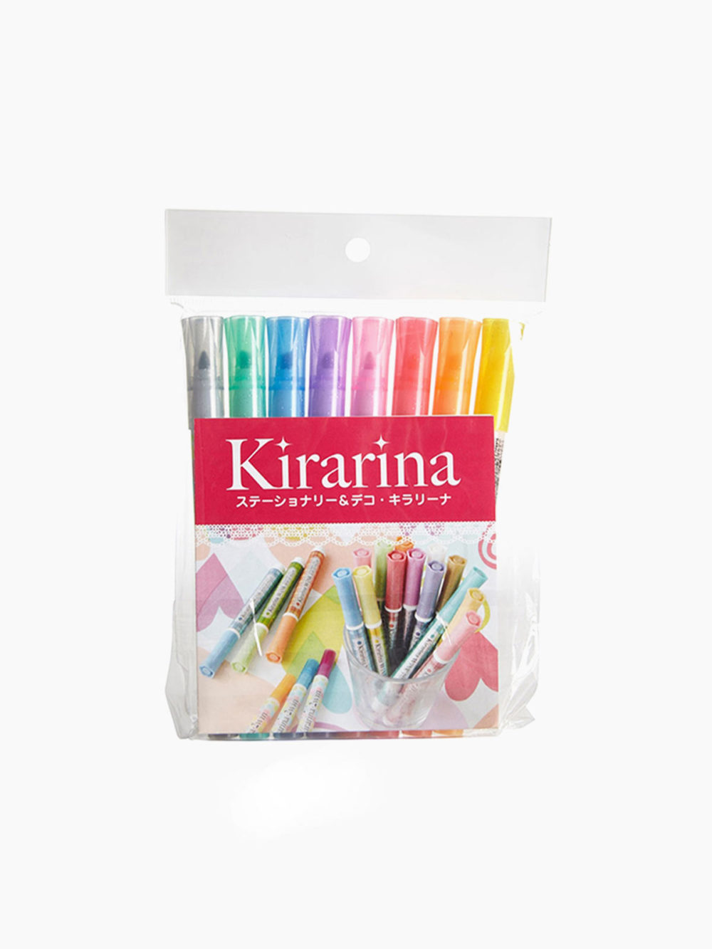 Kirakira 2Win Scented Bicolor Twin Marker 8 Color Set