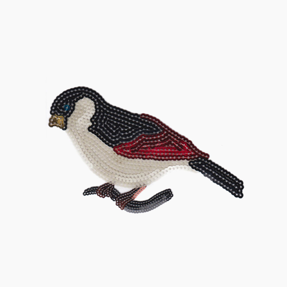 Plaid Sparkly Sequin Ioa-Bird