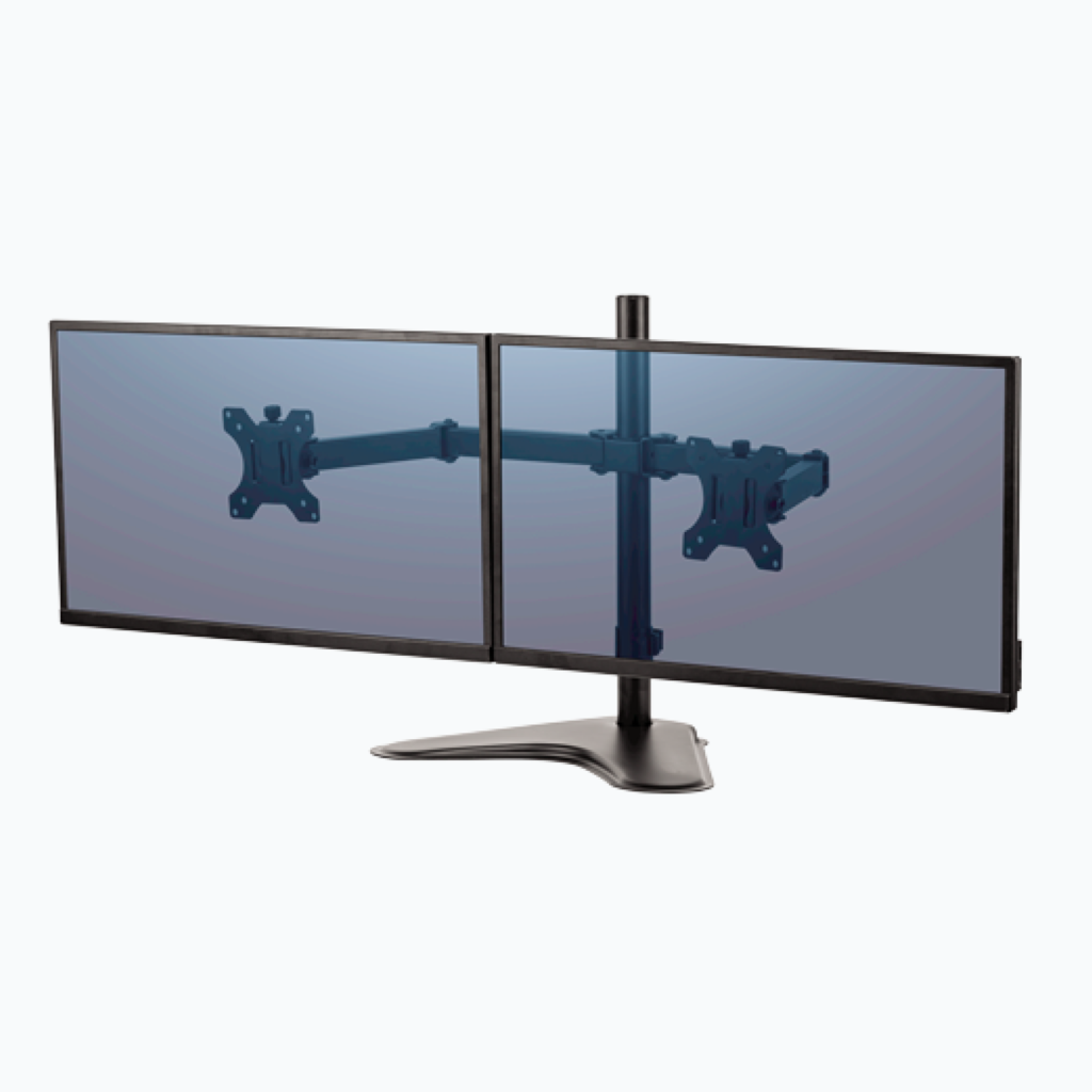 fellowes-professional-series-freestanding-dual-horizontal-monitor-arm